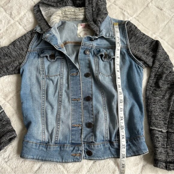Mossimo Supply Co | Long Sleeve Hooded Denim Jacket | Size Extra Small - Picture 9 of 9